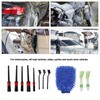 11PCS Car Cleaning Detailing Brush Set Interior Exterior Plastic for