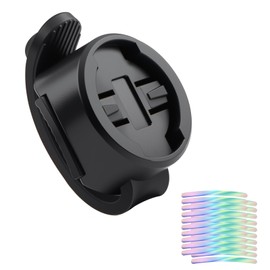 KingYH Bicycle Seat Mount for Gar-min Varia Radar Rear Light Holder PC Material Bicycle Accessories with 20 Reflective Stickers for Bicycle Seat Post Gar-min Varia RTL510 RTL515 RVR315 L308