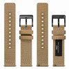 WOCCI 24mm Watch Band, Sailcloth Fabric, Quick Release, Replacement Strap,
