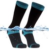 DexShell Coolvent Mid Calf Waterproof Socks, Aqua Blue, X-Large
