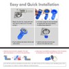 Shower Floor Drain Backflow Preventer, Waterless Trap Seal, One Way