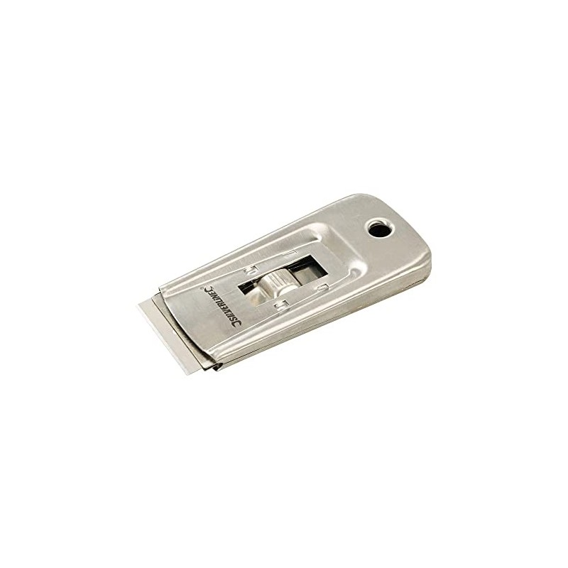 Silverline 357487 Steel Glass Scraper, Multi-Colour