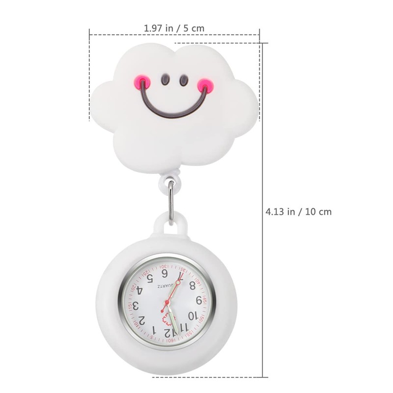 Gatuida 2sets Adorable Digital Nurse Watch Fob Ideal for Nurses