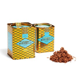 MarieBelle Milk/Hazelnut Hot Chocolate 10 oz Tin - Easy to Prepare Full-Flavored Traditional Crème de Chocolat European Style Hot Chocolate Beverage Mix