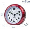 Atrium Wecker Analog Quarz ohne Ticken mit Licht und Snooze