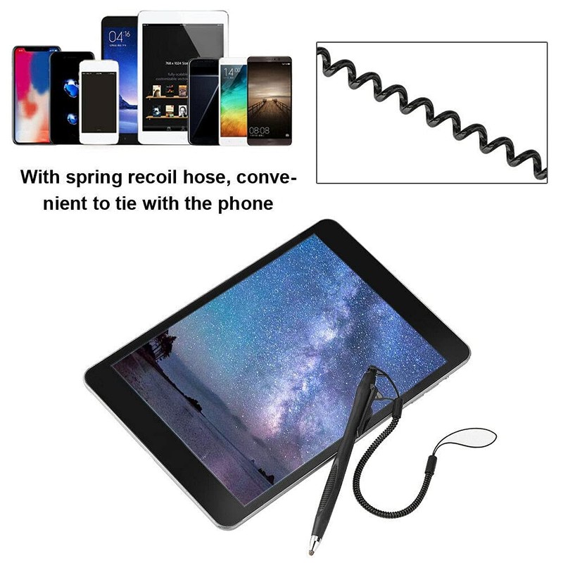 2 Pcs Resistive Touch Screen Pen, Stylus Pen with Spring
