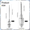 XIHIRCD 5pcs Grease Needle Nozzle, Bearing Grease Injector Needle with