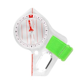 Laroal Finger compass with lanyard mini compass with luminous point suitable for outdoor travel mountaineering camping hiking exploration