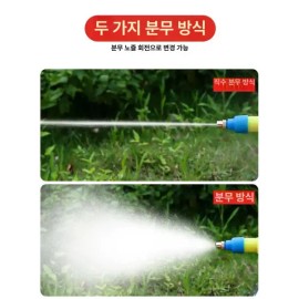 페트병 분무기 휴대용 물 고압 분사기 1개 생수병 [1단계 부스터 1개] Portable Water Pressure Sprayer with 1 Pet Bottle [1 Booster Included]