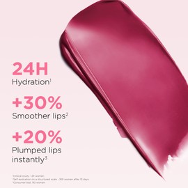 Clarins NEW Lip Oil Balm | Nourishes, Hydrates, and Visibly Plumps | Natural, Sheer Finish and Shine | 99% Skincare Formula and 96% Natural Ingredients | Contains Hydrating Peptide | 0.1 Ounce