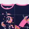 Codkkre Girls' Unicorn Children's Pyjamas Cotton Long Sleeve Winter Pyjamas