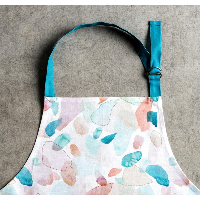 Maison d' Hermine Apron 100% Cotton 1 Piece Adjustable Neck
