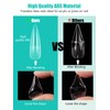 Deciniee Nail Tips, Pack of 240 Full Coverage Square Straight