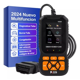 JZZB OBD2 Profesional Scanner para Auto 35901 Códigos Avería, Escáner Multifunción, Diagnóstico de Fallas para Automóvil, Lector de Códigos OBDII EOBD Can