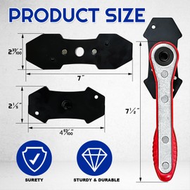 SALIFTFE Brake Caliper Compression Tool,Caliper Piston Compressor Tool with Extra 2PCS Large Plates 1.57"-2.95" for Disc Brake Pad Spreader,Automotive Tools with 2 Caliper Hangers,Car Brake Repair