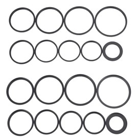 Daiilg 18Pcs Lens Filter Ring Adapter Step Up Down 37-82mm Set for Camera