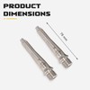 Vincuriselect Ultralight GR5 Titanium Pedal Axle Pack with Installation Kit