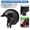 URLWALL 2pcs Helmet Quick Release Buckle Replacement Kit, All Stainless