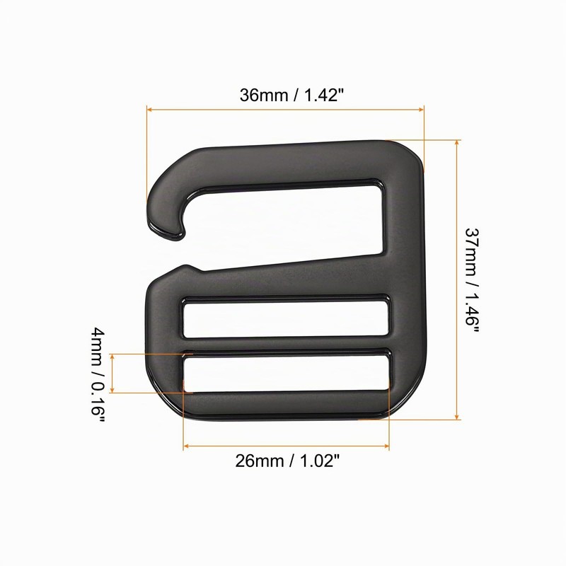 QUARKZMAN Pack of 4 20 mm / 0.79 Inch Metal