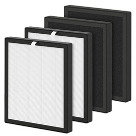 ZX001 Replacement filters Compatible with Anegoe ZX001 Air Cleaner Purifier for Home Large Room Up to 2500 Ft², 4 Pcs 2 Sets