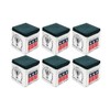 Silver Cup Set of 6 Navy Billiard Pool Cue Chalk