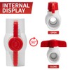 1/2 Inch PVC Ball Valve ASTM SOCKET Water Shut-Off Schedule