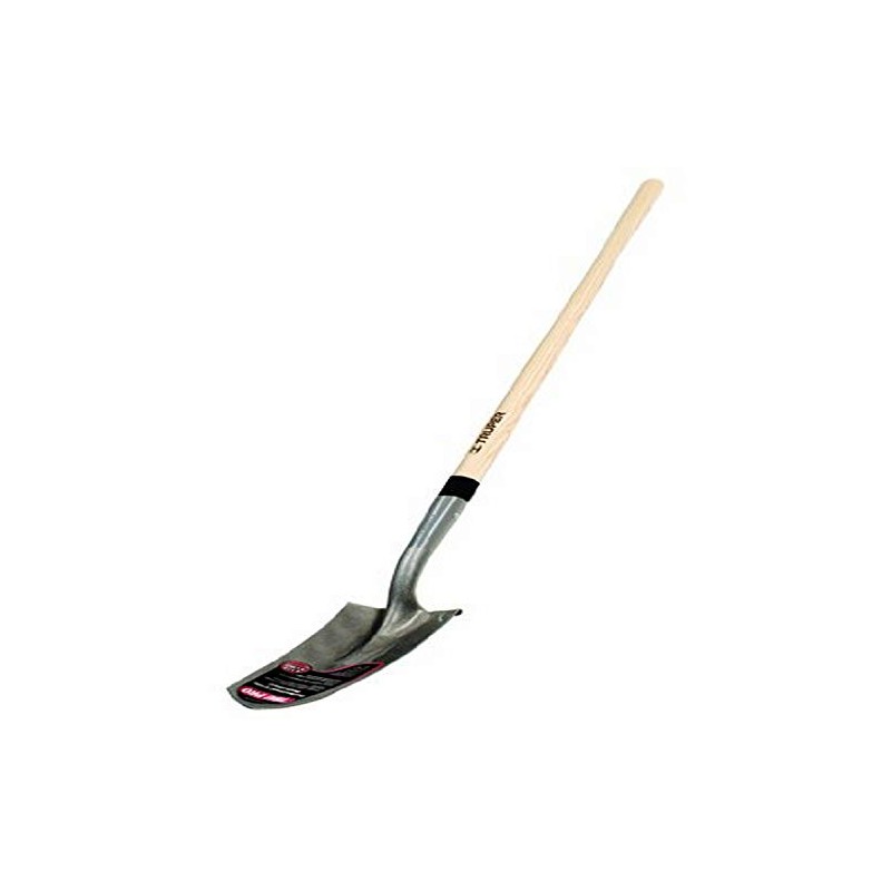 Truper 31348 Tru Pro 47-Inch Trenching Shovel, 5-Inch Blade, Ash-Wood