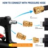 Pressure Washer Accessories, Stainless Steel Power Washer Surface Cleaner, 4000