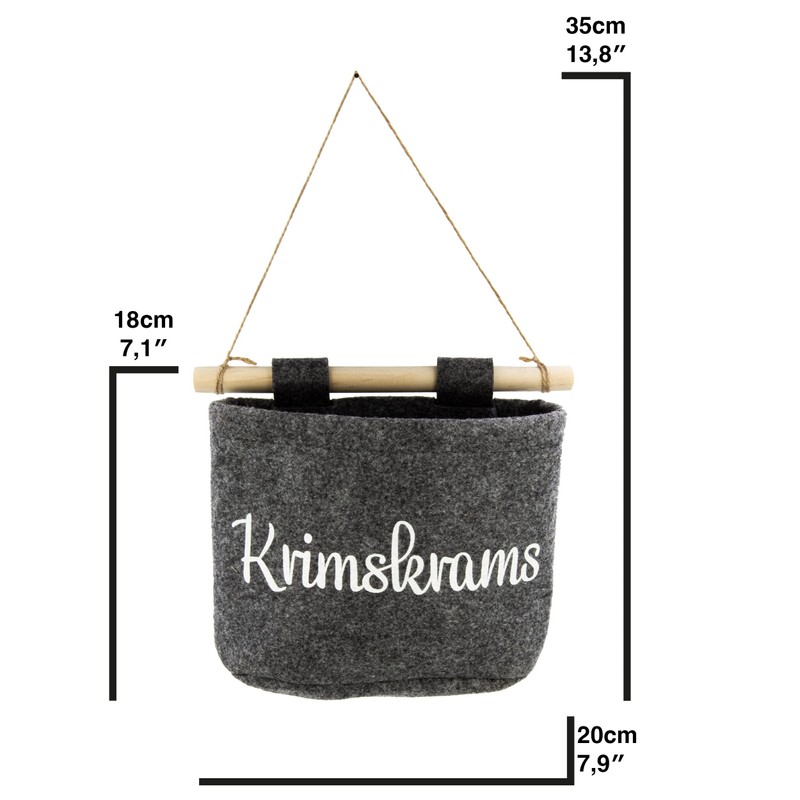 Blümelhuber Set of 4 Felt Organiser Bags Suitable for Craft