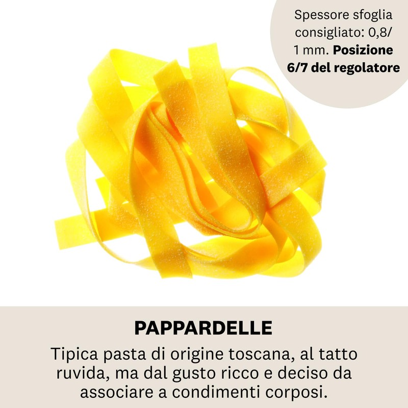 Marcato AC-150-PAPL Accessories Pappardelle for Atlas 150 Pasta Machine, Chrome-Plated