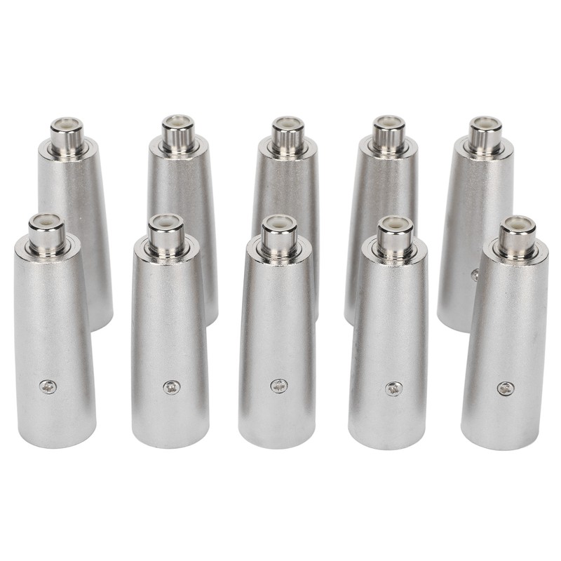 RCA to XLR Adapter Female to Male Noise Reduction Metal