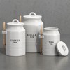 Barnyard Designs Canister Set for Kitchen Counter, Coffee Tea Sugar