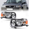 ACANII - For 2005-2007 Ford Escape Factory Style Chrome Headlights