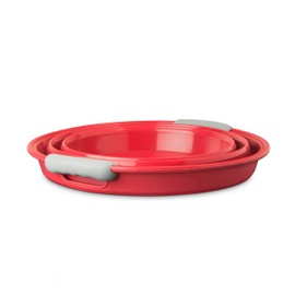 Final Touch Collapsible Silicone Beverage Bin (Red) (IB15-9)