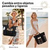 Bolso de Mano Para Mujer,Bolso de Viaje,Bolsa de Playa Plegable