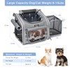 BABEYER Dog Bike Basket, Expandable Soft-Sided Pet Carrier Backpack with