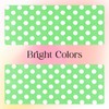 1 Piece Lime Green Polka Dot Rectangle Tablecloth - 54x72“