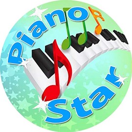 234 Piano Awards 30 mm Reward Stickers for School Teachers, Parents and Nursery