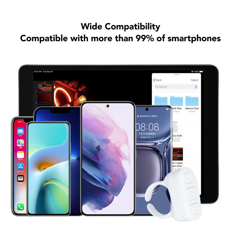 Bluetooth Video Page Turner Finger Remote Controller for Video Browsing