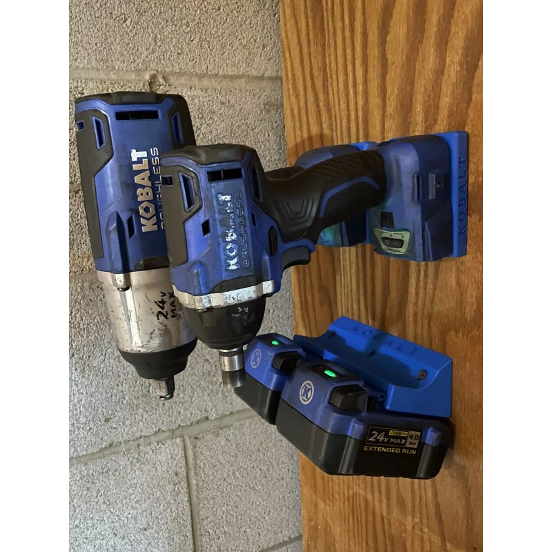 Kobalt Kobalt 24v Tool Wall Mount 3pc Combo Fits Tools