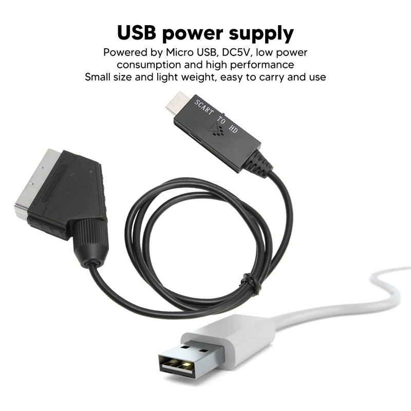 SCART to HD Multimedia Interface Converter HD 1080P SCART to