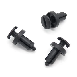 VVO Fasteners- Black Plastic Windscreen Cowl/Scuttle Panel Clips for Fiat 500, Panda, Panda Cross, (Pack of 10)