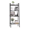 HC.LIFE Librero Organizador Minimalista Acero Carbono De 4 Niveles