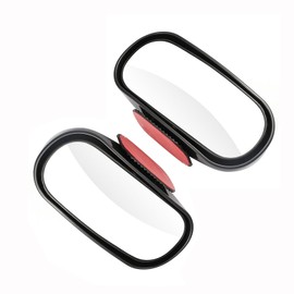 SANMLX Blind Spot Mirror for Car, HD Glass Convex Side Mirror Wide Angle Rear View Car Blindspot Mirrors for Cars SUV Trucks and RVs