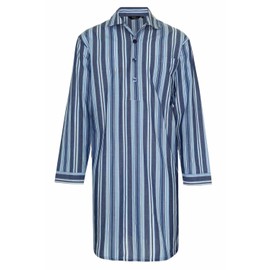 Mens Champion Westminster Stripe Nightshirt Sleepwear Sleepwear Dark-Blue 2XL