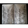 Glitter Mesh Butterflies 18cm x6 (Silver)