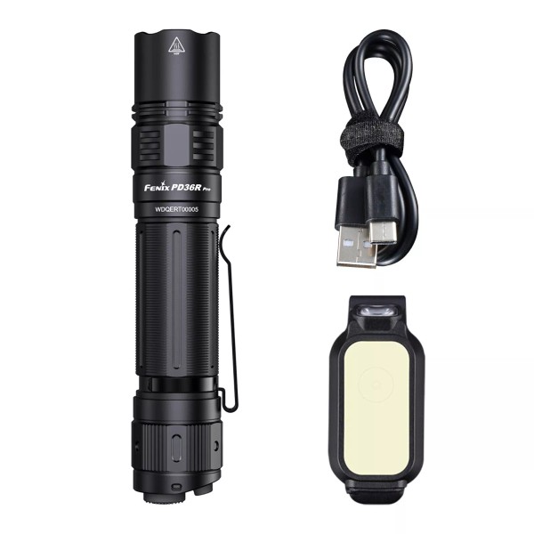 Fenix PD36R Pro 2800 Lumen Rechargeable Flashlight and Mini-Lite Flashlight