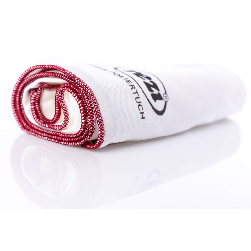 REZI Microfaserprodukte GmbH Glass Polishing Cloth, White, Red Rimed, 47