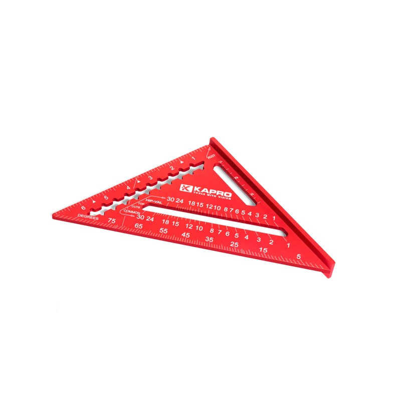 Kapro - 446 High Definition Anodized Rafter Square - Resists