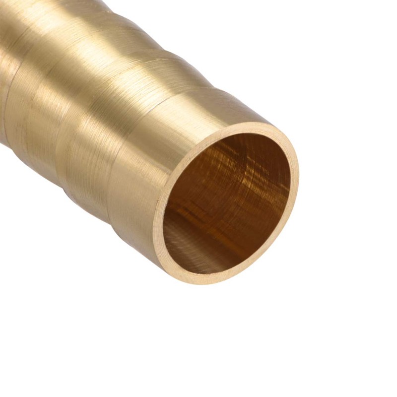 sourcing map 8mm or 5/16" ID Brass Barb Splicer Fitting,Straight